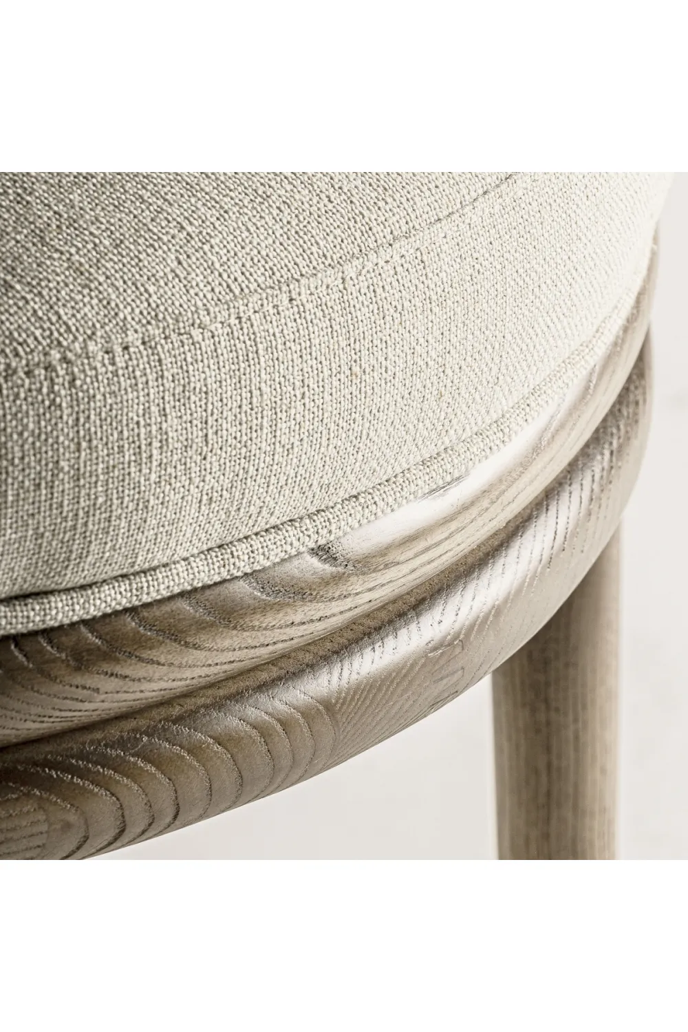 Curved Oak Padded Dining Chair | Vical Home Varaire