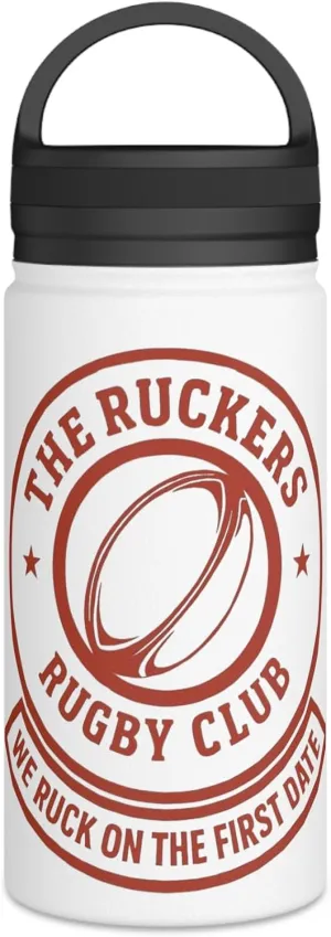 Custom Stainless Steel Water Bottle | Rugged Sports Hydration, Perfect for Rugby Enthusiasts, Outdoor Adventure, Gym, Gifts