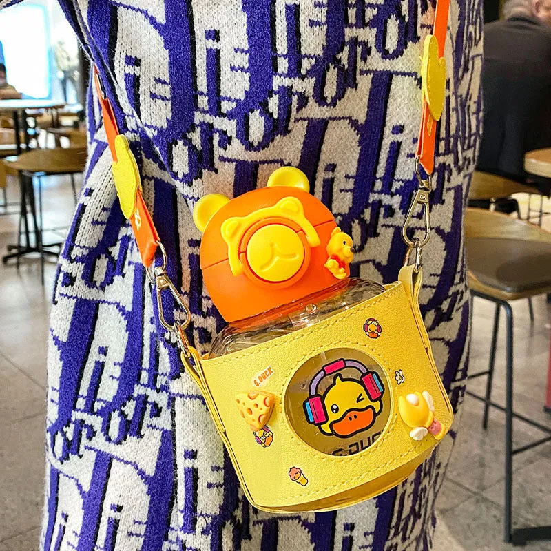 Cute Cartoon Duck Water Bottle