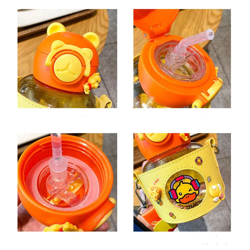 Cute Cartoon Duck Water Bottle