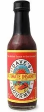 Dave's Gourmet Insanity Sauce Ultra Hot Sauce, 5 ounces Bottle (Pack of 3)