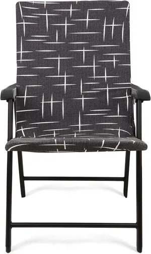 Deisy Dee Patio Dining Chair Covers, Outdoor Steel Sling Folding Chair Covers, Garden Metal Chair Covers (1, E)