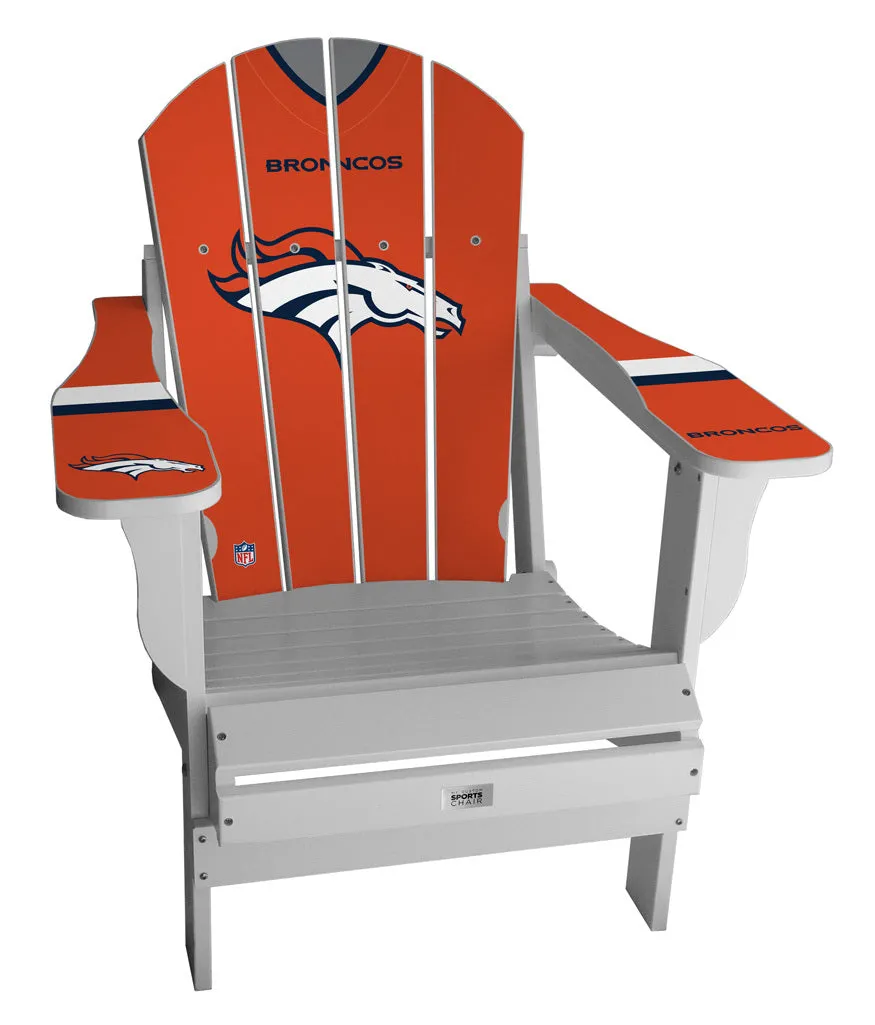 Denver Broncos Complete Custom with personalized name and number Jersey Chair Mini
