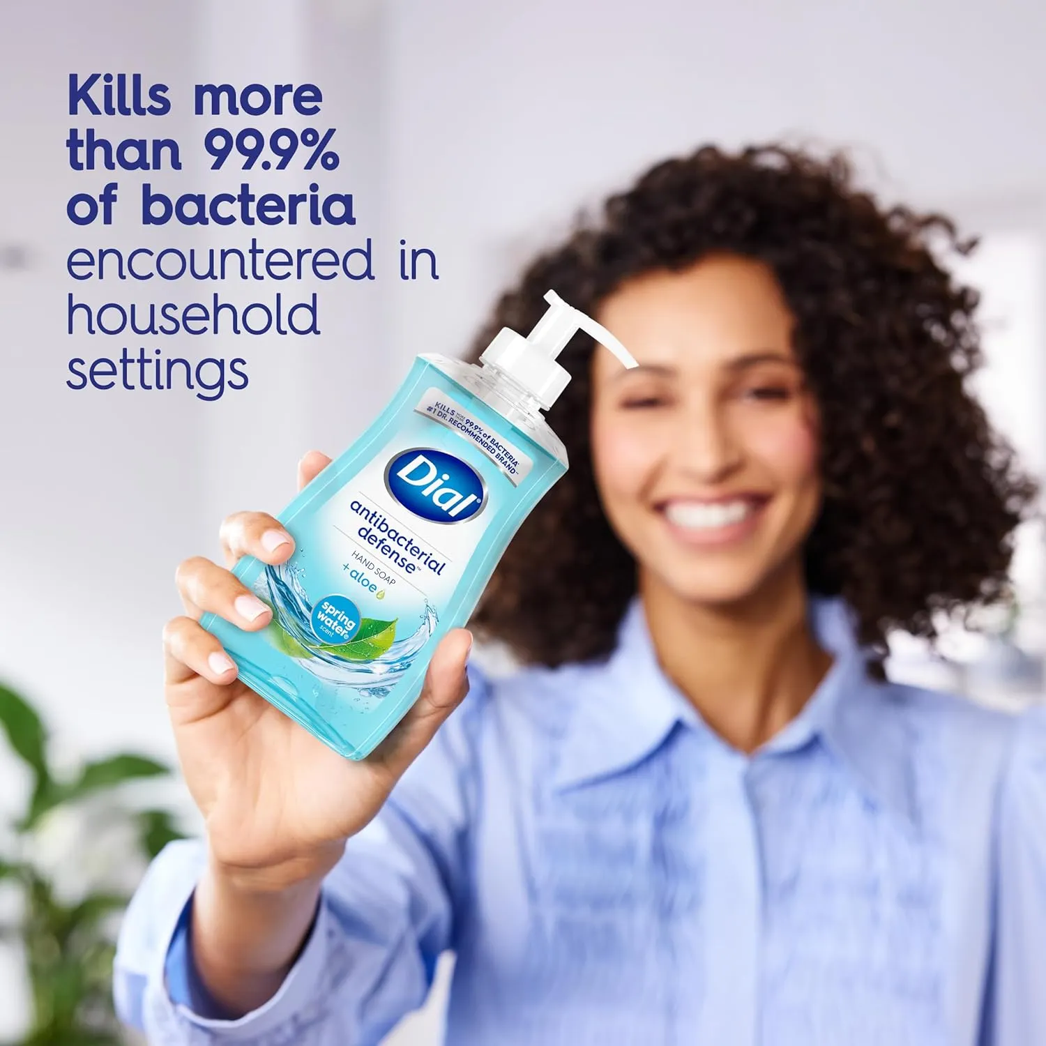 Dial Antibacterial Liquid Hand Soap Refill, Spring Water, 52 fl oz (Pack of 3)
