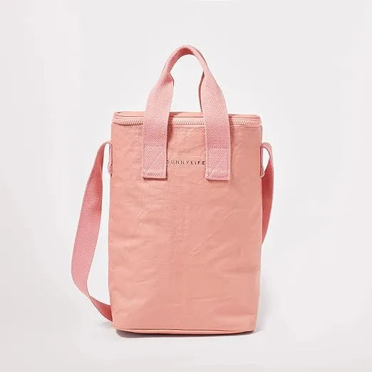 DRINKS COOLER BAG SOFT CORAL