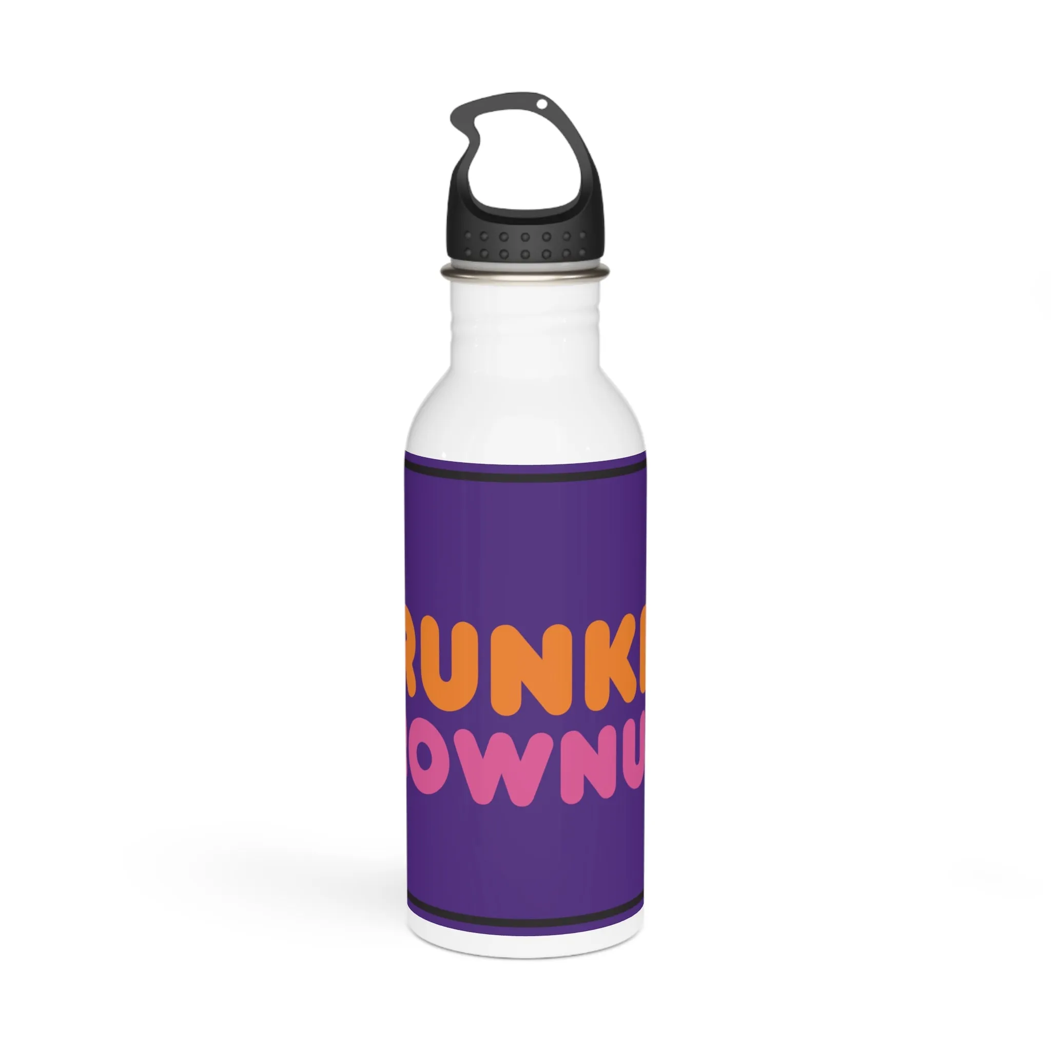 Drunken Grownups Stylish Stainless Steel Water Bottle - Eco-Friendly, Durable, Perfect for On-the-Go - Purple