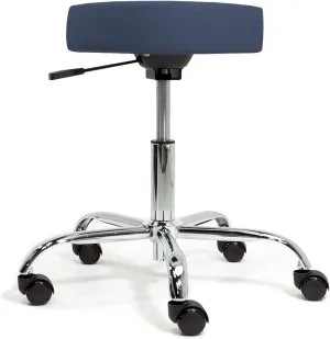 EARTHLITE Pneumatic Massage Salon Drafting Stool - No Leaking (vs. Hydraulic), Adjustable, Rolling, CFC-Free / Medical Spa Facial Chair