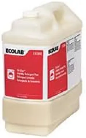 ECOLAB 6101848 Tri-Star Laundry Detergent Plus - One (1) 2.5 Gallon Resealable Bottle per Order