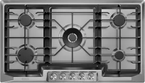 Empava 36" Recessed Gas Stove Cooktop with 5 Italy SABAF Sealed Burner NG/LPG Convertible in Stainless Steel