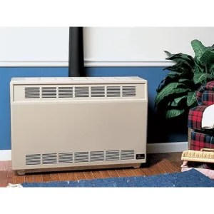 Empire 35,000 BTU 37 Inch B-Vent Propane Gas Standing Pilot Hydraulic Thermostat Control Console Room Heater