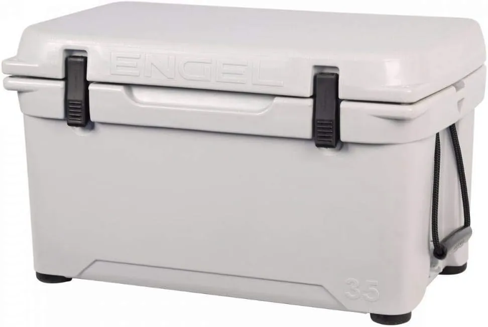 ENGEL 25 High Performance 5.28 Gallon 24 Can High Performance Durable Rotationally Molded Ice Cooler for Camping, Hunting, and Fishing
