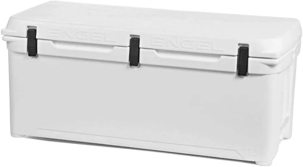Engel Coolers ENG123 Cooler | 100 Can High Performance Durable Seamless Rotationally Molded Ice Box for Camping, Hunting, and Fishing