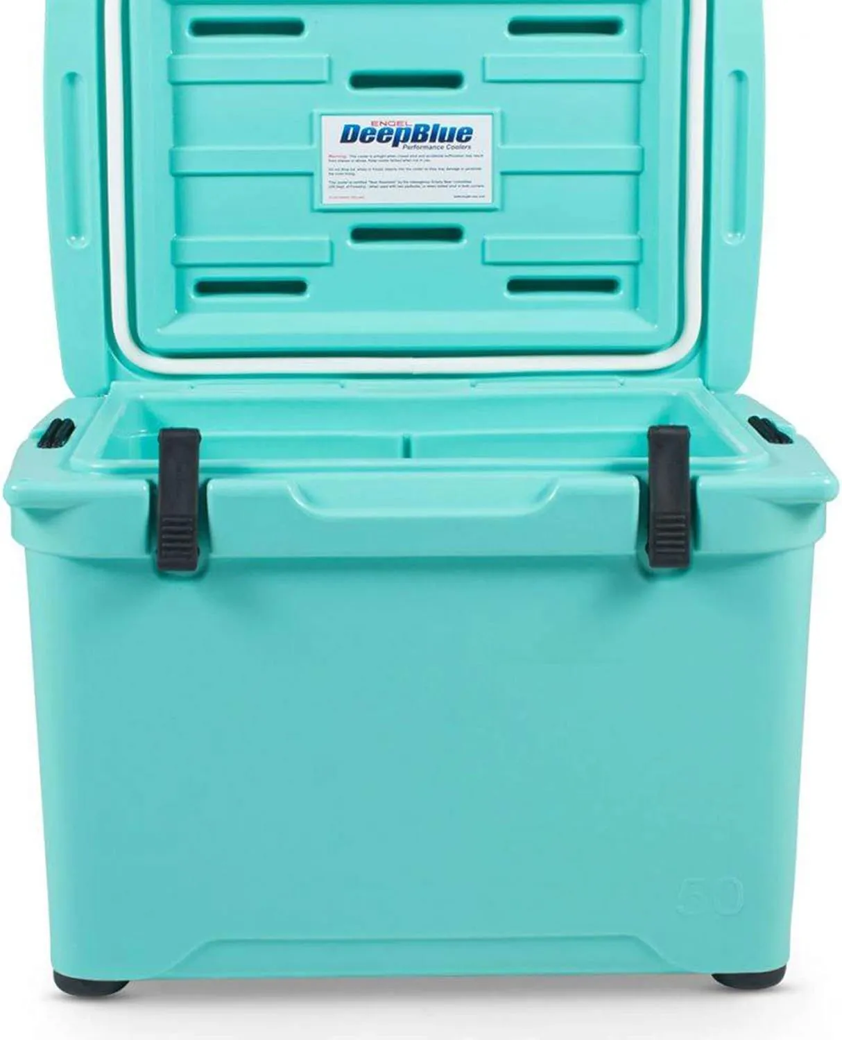Engel Coolers ENG50 Cooler | 60 Can High Performance Durable Seamless Rotationally Molded Ice Box for Camping, Hunting, and Fishing