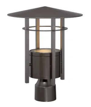 Englewood LED Post Lantern in Burnished Bronze