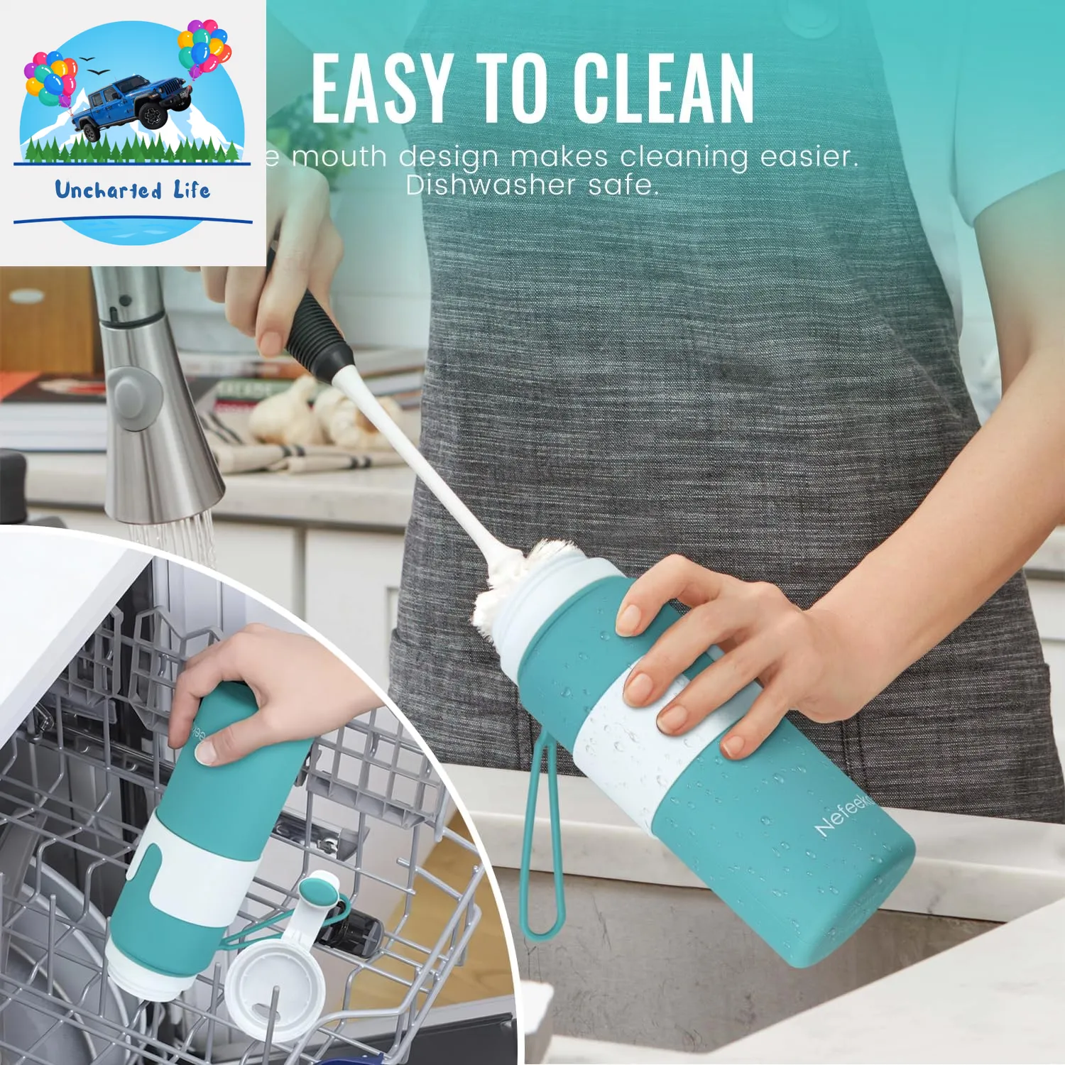 Enhance Your Glamping Adventure with the Nefeeko Water Bottle