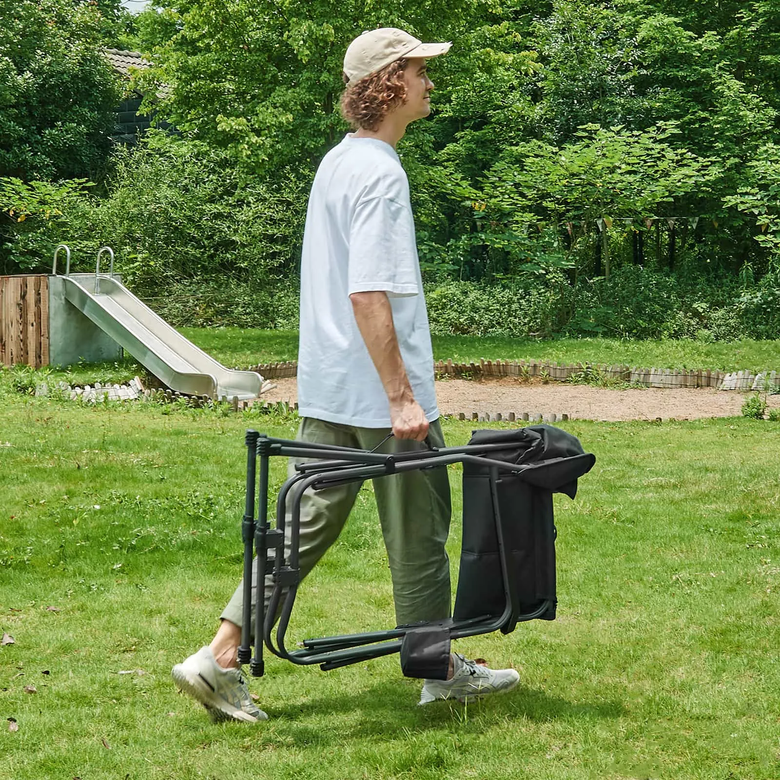 EVER ADVANCED Folding Rocking Chair