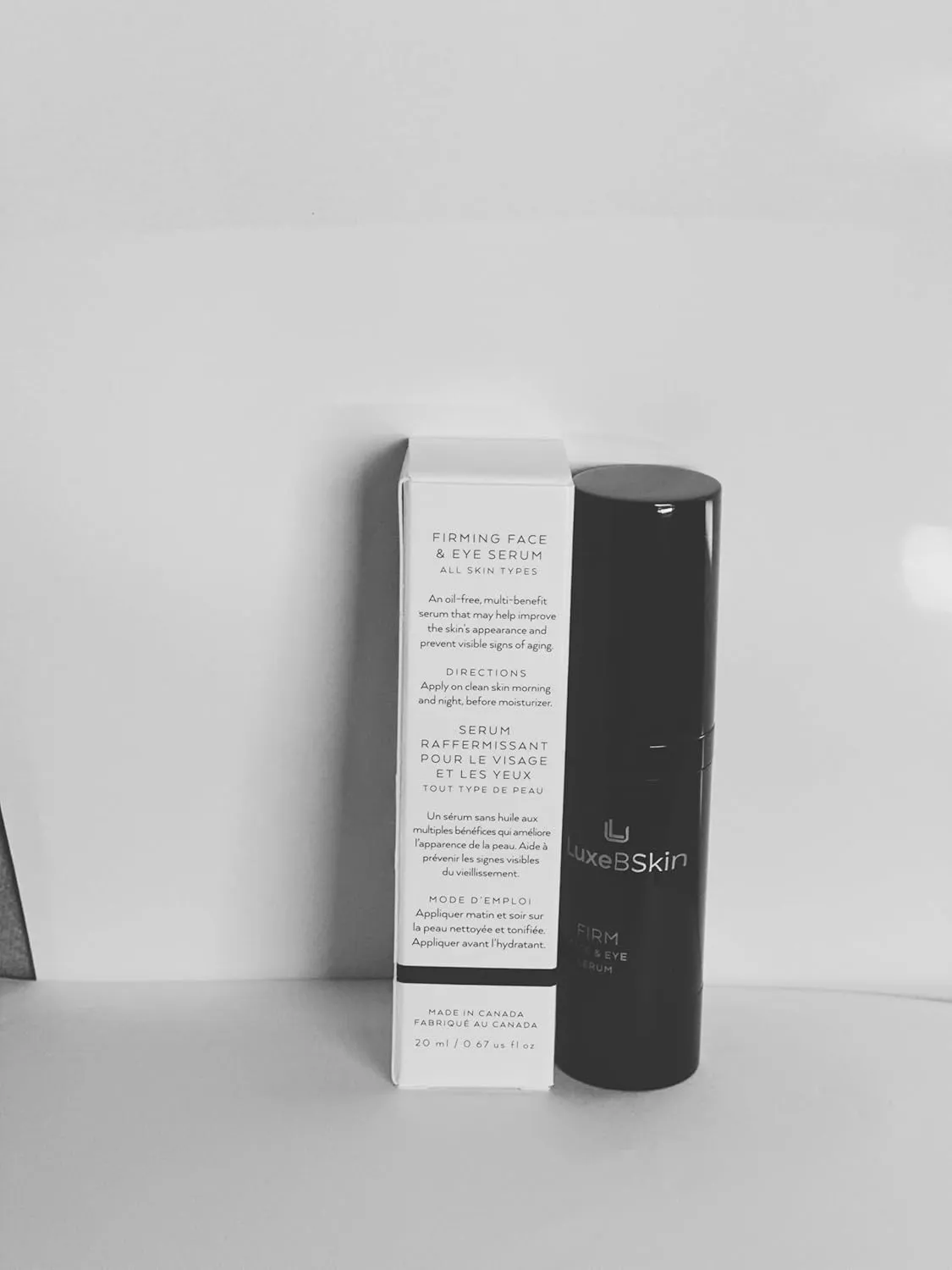 Firm Face and Eye Serum, Oil-Free Anti-Aging Formula, 20ml