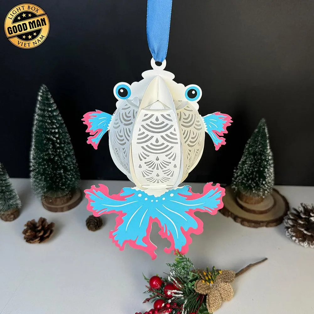 Fish - 3D Fish Lantern File - Cricut File 3 - LightBoxGoodMan