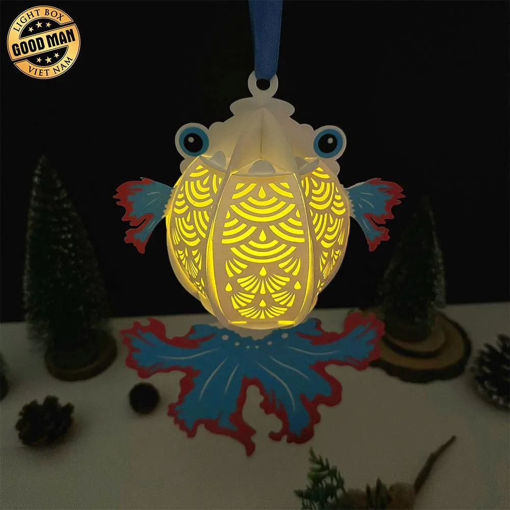 Fish - 3D Fish Lantern File - Cricut File 3 - LightBoxGoodMan