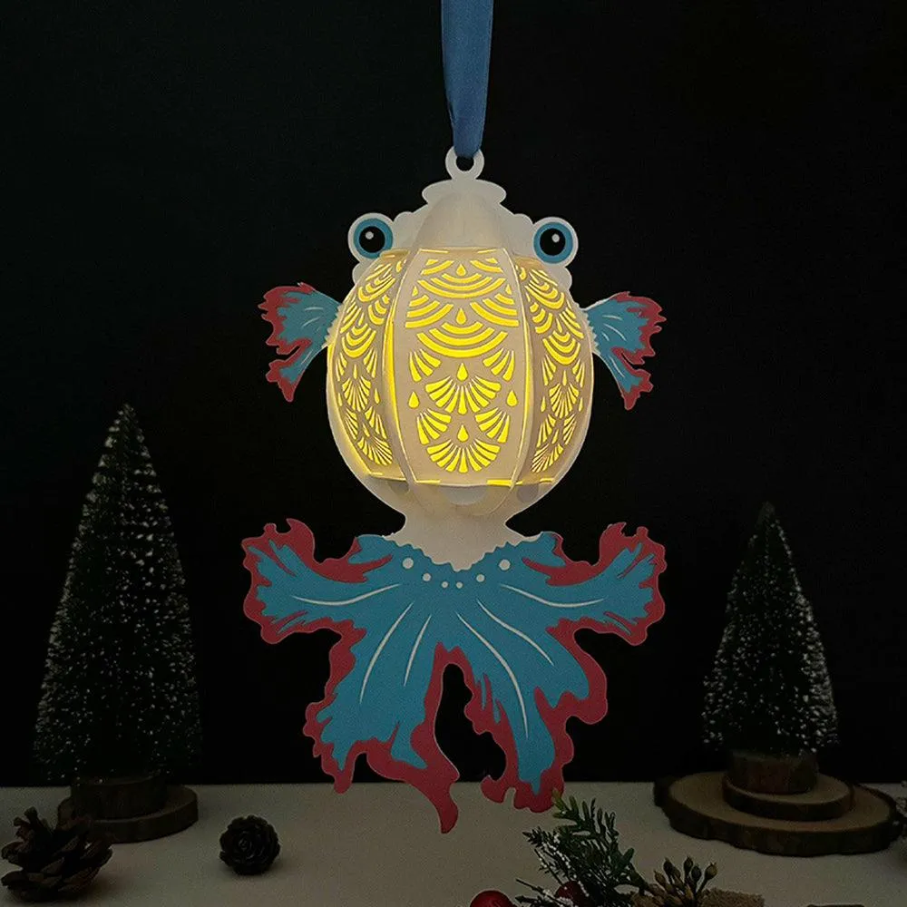 Fish - 3D Fish Lantern File - Cricut File 3 - LightBoxGoodMan