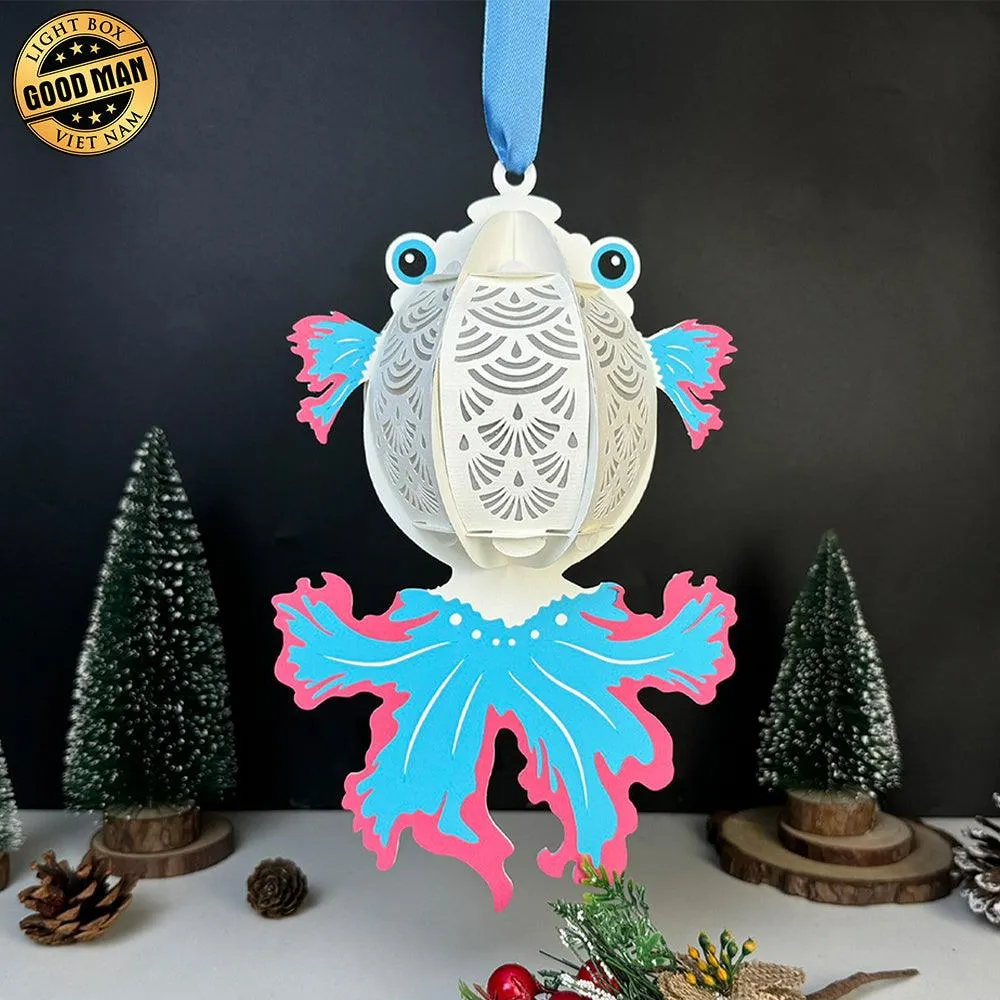 Fish - 3D Fish Lantern File - Cricut File 3 - LightBoxGoodMan