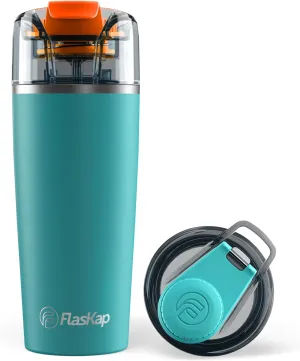 Flaskap Game Day Madic System: 6oz/9oz & 22oz/30oz Insulated Tumblers, Removable Dispenser, Leak Proof Lid