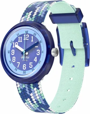 Flik Flak Unisex Watch Casual Black Bio-sourced Quartz Starry Night