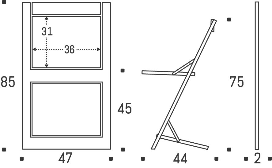 Fläpps Folding Chair – Baum