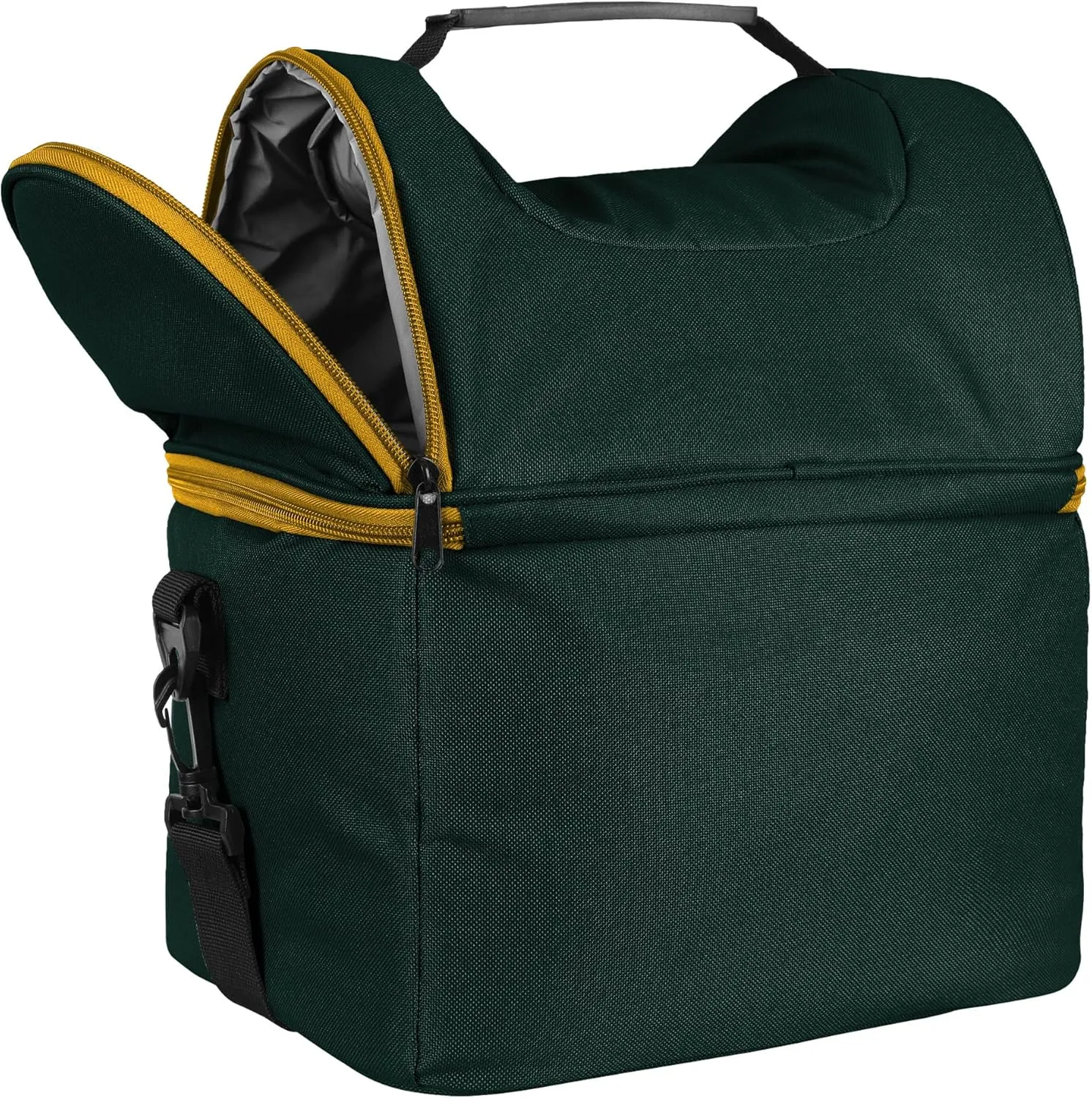FOCO NFL Unisex-Adult NFL Team Logo Solid Double Compartment Cooler