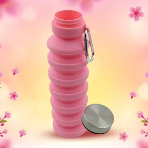 Foldable Foldable) Outdoor, Water Water Portable (1 Proof Gym, Hiking for Sports Exclusive options Silicone Bottle Bottle, 24 Leak Travel Pc Fully automated cm /