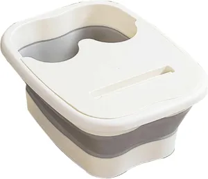 Foldable Foot Spa Tub with Phone Holder–Portable Soaking Basin for Relaxing Home Foot Bath,Heated Soak Bucket for Stress Relief and Daily Self-Care,Ideal for Women,Men,and Home Relaxation