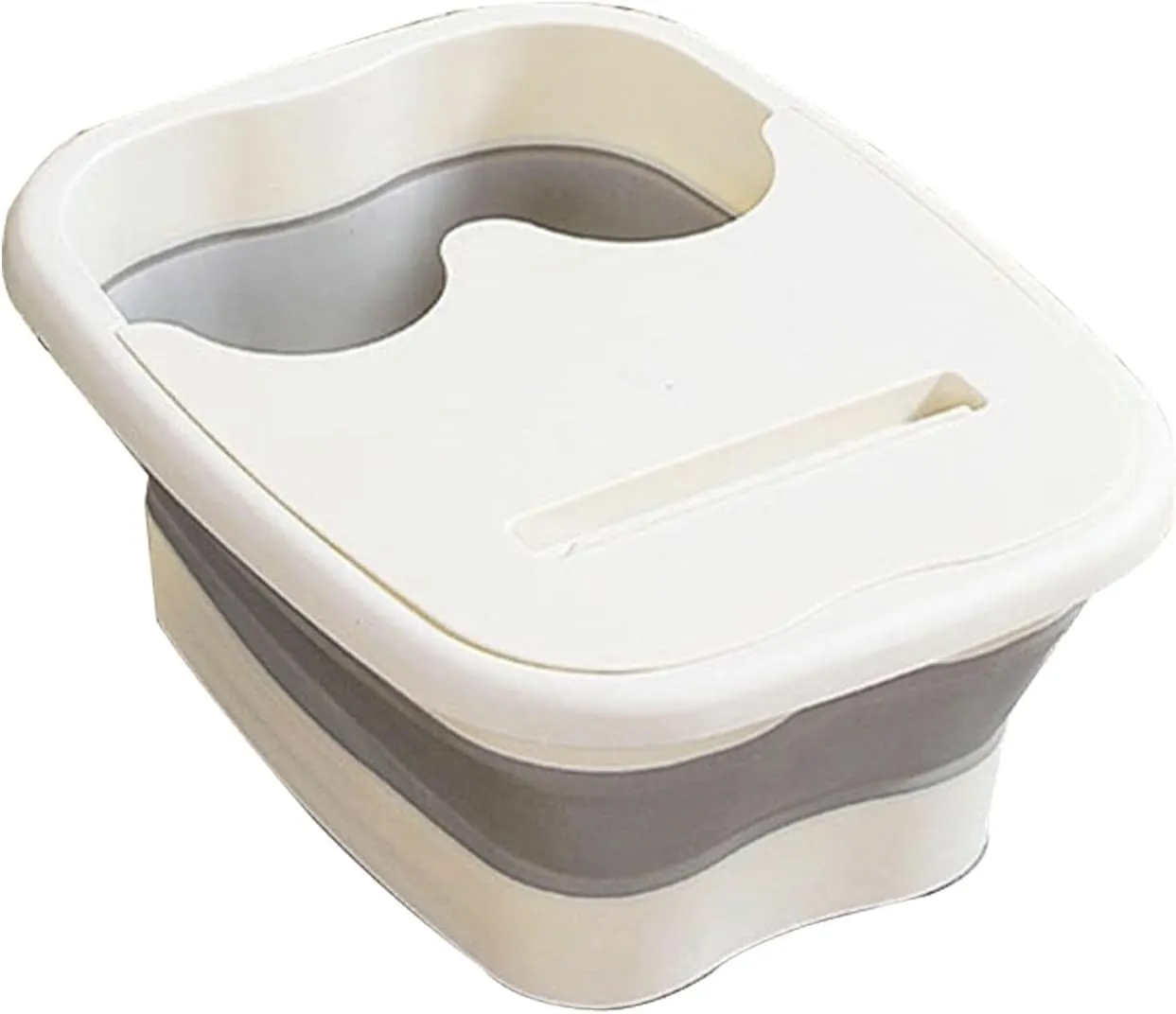 Foldable Foot Spa Tub with Phone Holder–Portable Soaking Basin for Relaxing Home Foot Bath,Heated Soak Bucket for Stress Relief and Daily Self-Care,Ideal for Women,Men,and Home Relaxation