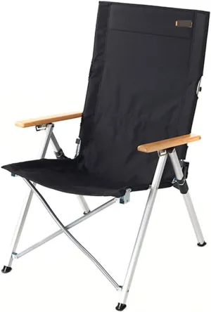 Folding Chair Outdoor Portable Chair Wild Camping Beach Chair car self-Driving Camping Chair(Color:Black) Colour:Black (Color : Green)