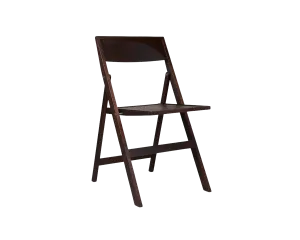 Folding Flat Chair | Dark Brown Birch