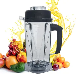 For Vitamix Blender Pitcher 64oz, Replace for Vitamix 5200 5000 6500 7500 Pro500 750 Vita-Prep VM0101 VM0102 VM0103 VM0197 E310 320 Asy172 Classic/Explorian/Commercial series etc Container Cup