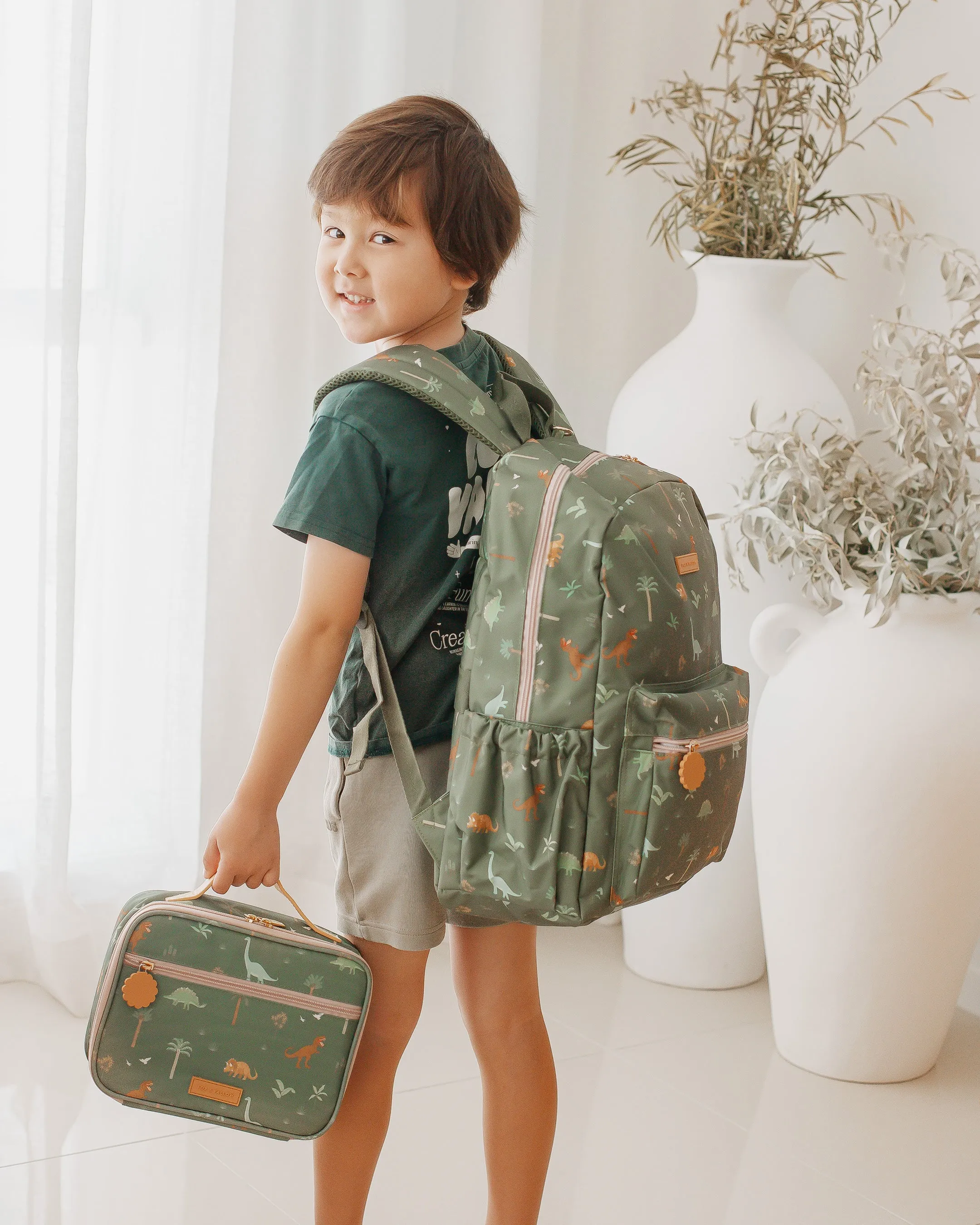 Fox & Fallow Mini Lunch Bag - Dinos
