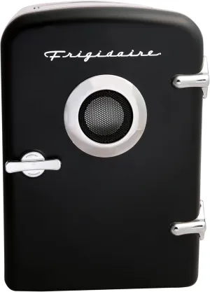 Frigidaire EFMIS151 Mini Portable Compact Personal Home Office Fridge Cooler BUILT IN SPEAKER, 4L Capacity, Chills Six 12 oz Cans, 100% Freon-Free & Eco Friendly