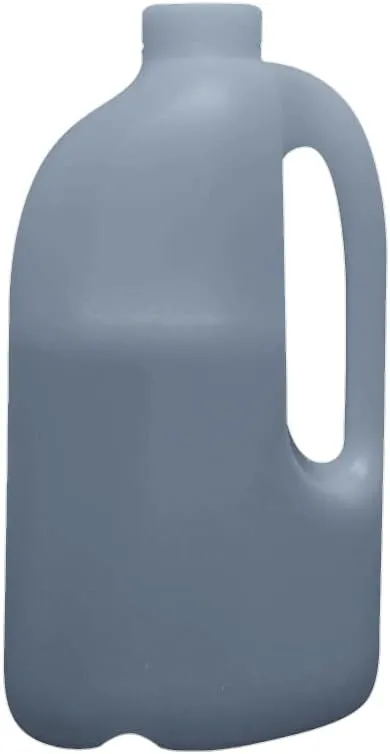 Gallon Gear HALF-GALLON LARGE WATER BOTTLE | BPA-FREE PLASTIC | REUSABLE WATER JUG | HYDRATION WATER BOTTLE FOR MEN & WOMEN | GYM, SPORTS, TRAINING & FITNESS (GREY)