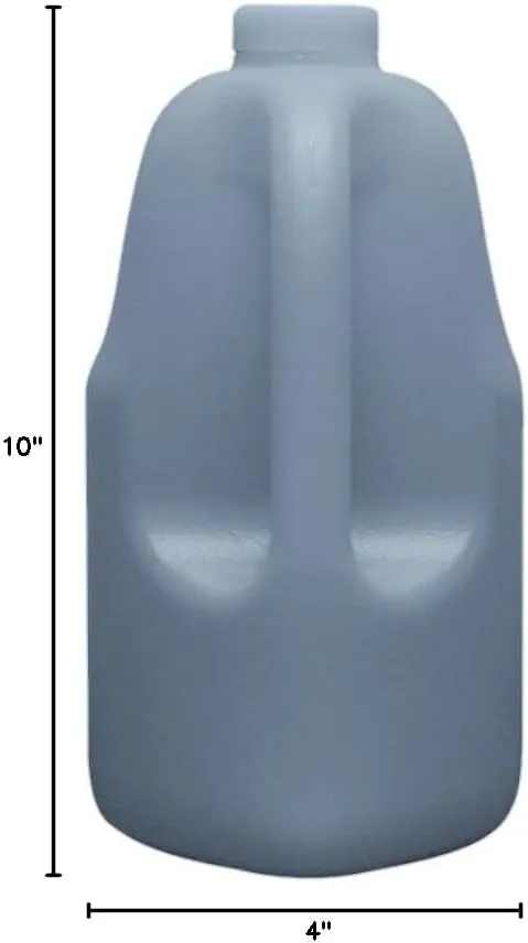 Gallon Gear HALF-GALLON LARGE WATER BOTTLE | BPA-FREE PLASTIC | REUSABLE WATER JUG | HYDRATION WATER BOTTLE FOR MEN & WOMEN | GYM, SPORTS, TRAINING & FITNESS (GREY)