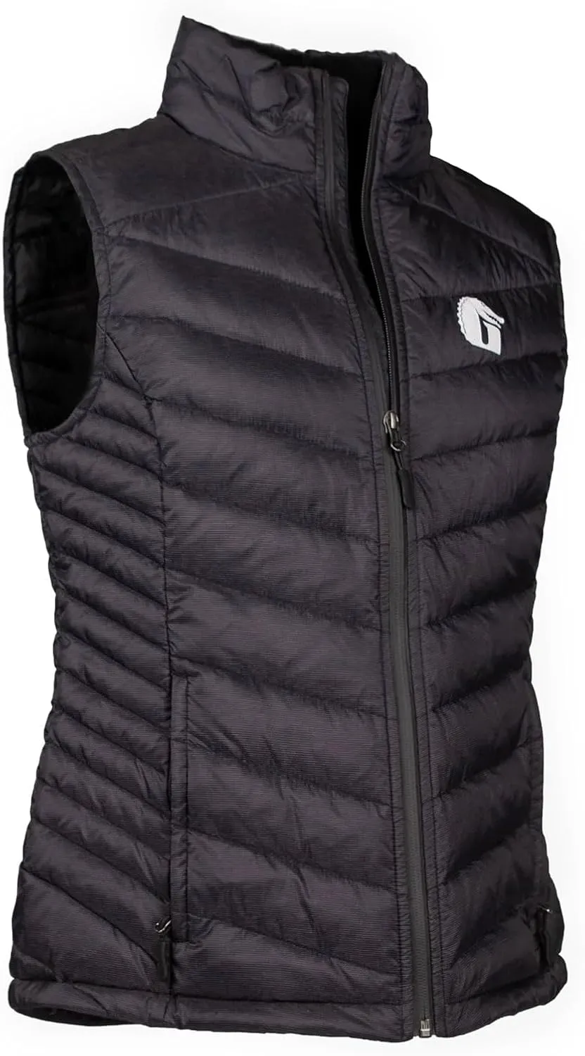 Gator Waders Women's Cruze Warm Lightweight Windproof Casual Active Outdoor Full Zip Insulated Vest with Fleece-Lined Collar