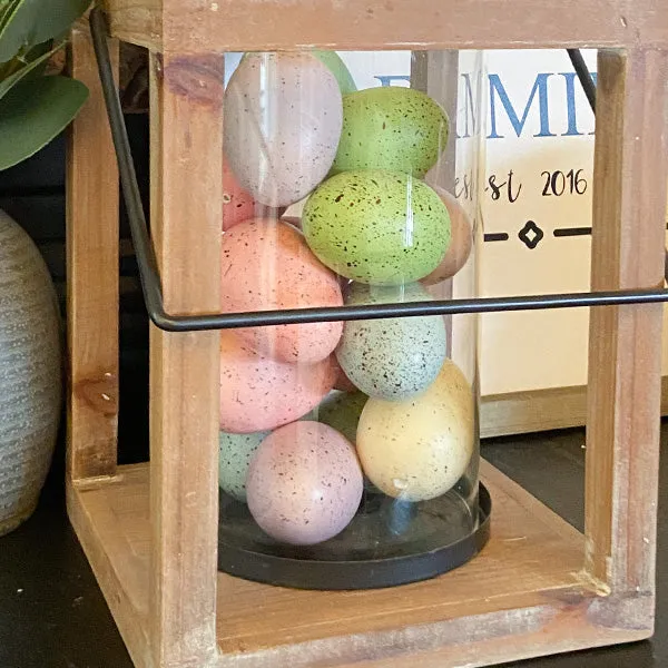 Geometric Wooden Candle Lantern