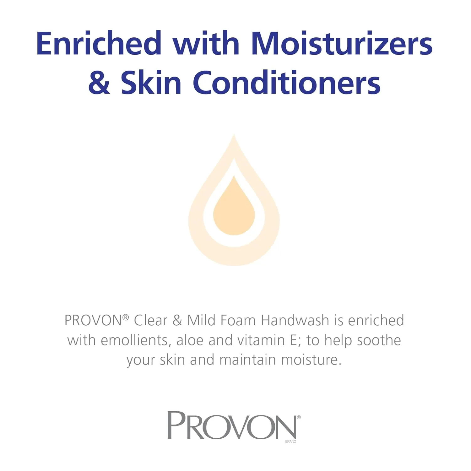 GOJO PROVON Clear & Mild Foam Handwash, Fragrance Free, EcoLogo Certified, 700 mL Foam Hand Soap Refill for PROVON ADX-7 Push-Style Dispenser (Pack of 4) - 8721-04