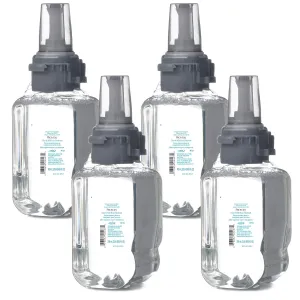 GOJO PROVON Clear & Mild Foam Handwash, Fragrance Free, EcoLogo Certified, 700 mL Foam Hand Soap Refill for PROVON ADX-7 Push-Style Dispenser (Pack of 4) - 8721-04