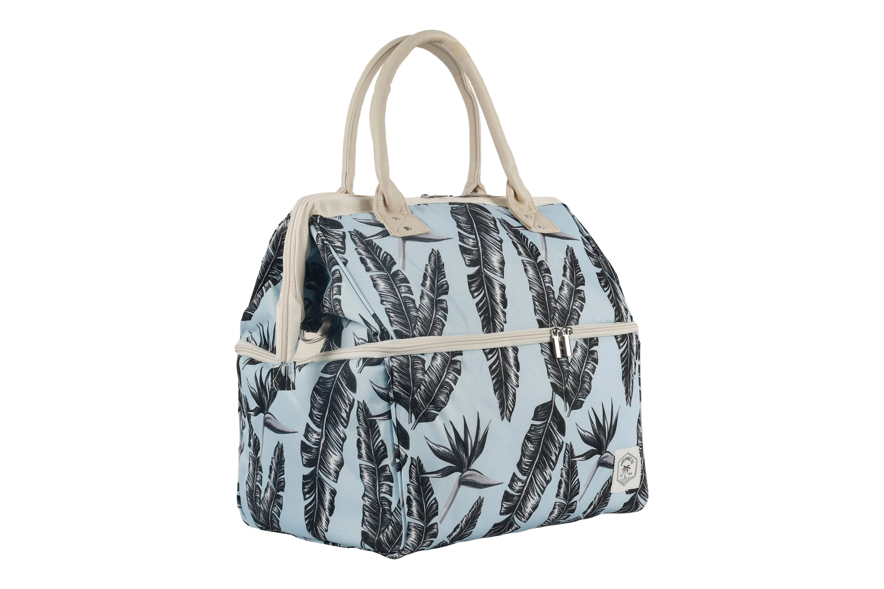Good Vibes™ Premium Insulated Picnic Cooler Bag, Carry Handles, 2 Separate Compartments, Holds 24  Cans - Sorrento