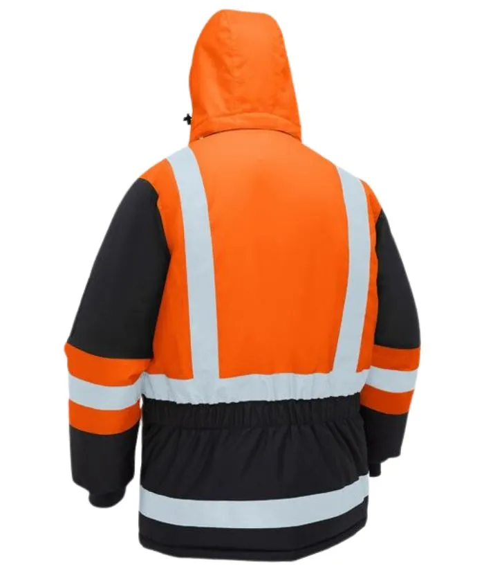 H Taped Hi Vis Freezer Hooded Jacket