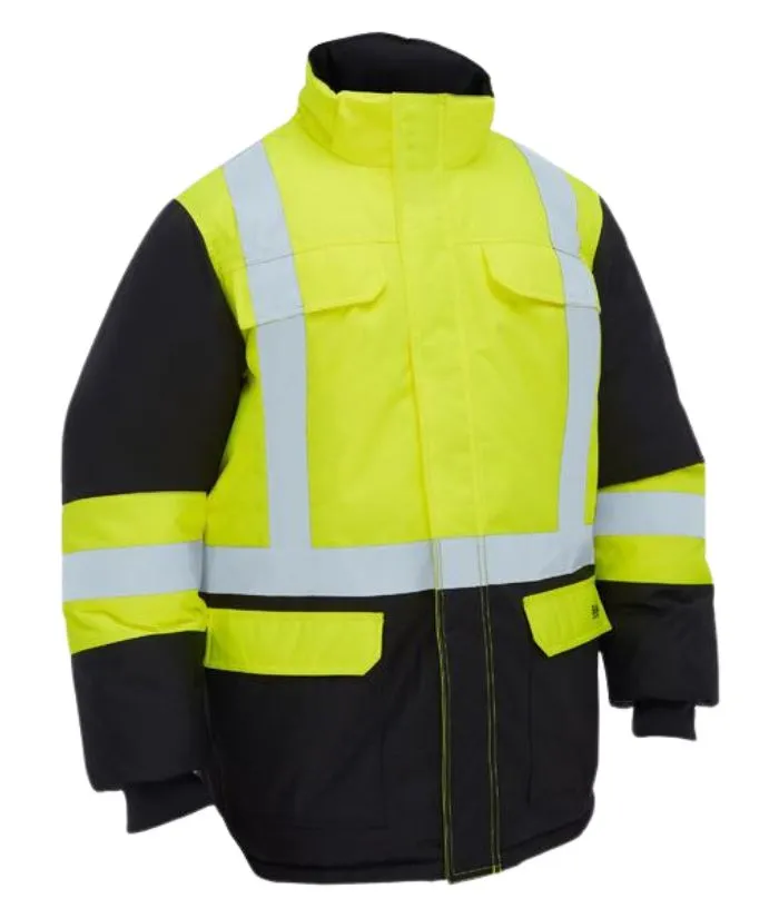H Taped Hi Vis Freezer Hooded Jacket