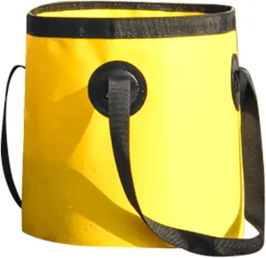 Happyyami Collapsible Folding Basin Camping Camping Bucket Portable Foot Washing Bucket