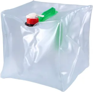Happyyami Tough Pvc 20l Collapsible Water Storage Container Folding Water Bag Handle Garden Travel Camping Outdoor Water Tank Easy On/off Tap