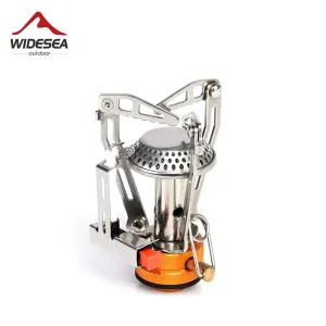 High-Power Single Burner Portable Gas Stove: Windproof Burner for Camping, Picnics, and Survival
