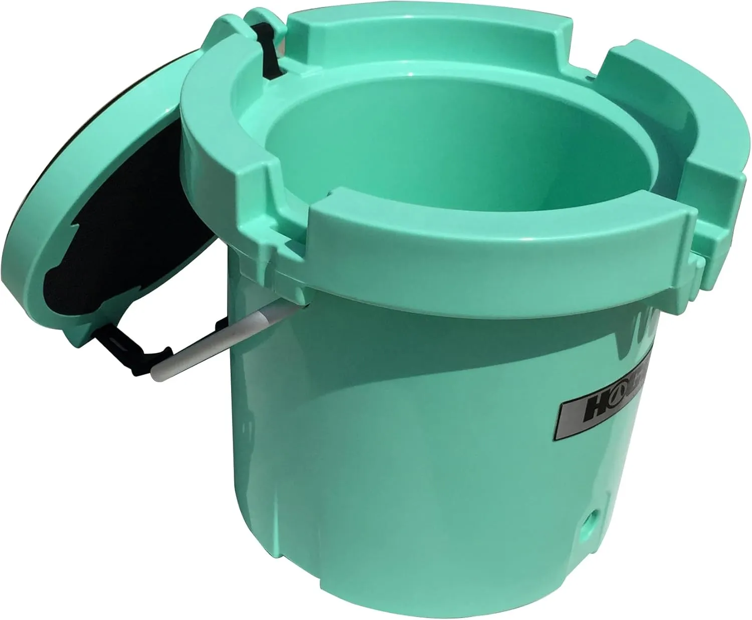 HOGG 20 Quart Round Insulated Portable Cooler Bucket, 24 Can Capacity, Easy Carry Handle